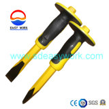 Drop Forged Cold Chisel/Stone Chisel with Bi-Material Handle