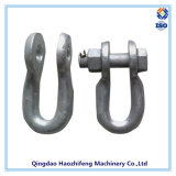 Galvanized Suspension Shackles of Twisted Clevis Steel Spare Parts