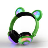 New Anime LED Light Panda Ear Earphones Headphones