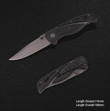 Folding Knife with Anodized Aluminum Handle (#3880)