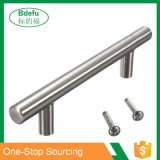 Modern Satin Nickel Stainless Steel Handles for Cabinets, Cupboards and Drawers - T-Bar Pulls