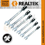 6PCS Flexible Combination Socket Wrench Set