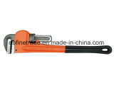 Hand Tools Double Rubber Handle Bent Nose Pipe Wrench