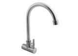 Safety Ceramic Single Sink Faucet Single Handle Bathroom Faucet for Hole/Home
