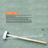 H-202 Construction Hardware Hand Tools Hardwood Handle German Type Machinist's Hammer