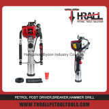 Portable Petrol Powered Fence Vibrating Post Driver Hammer