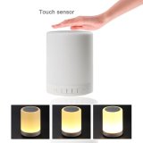 Promotion portable Mini Wireless Touch Screen Lamp Bluetooth Speaker with FM Radio