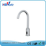Curve Swan-Neck Design Brass Basin Automatic Sensor Electric Water Faucet