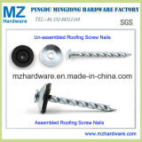 Galvanized Assembled Screw Twisted Spiral Concave Roofing Nail