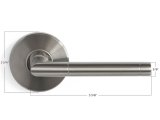 Stainless Steel 304 Grade Door Lever Handle Lock Zyl-3