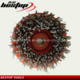 D100mm Steel Brush Round Cleaning Brush for Stone
