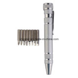 Slotted Phillips Bits Alloy Handle 8 in 1 Screwdriver Pen