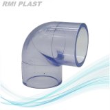 Clear PVC Pipe Fitting Elbow by ANSI Sch80