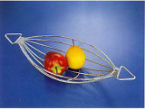 Stainless Steel Kitchen Furniture Olive-Shape Fruit Basket, Kitchen Hardware