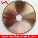 Electroplated Diamond Saw Blade with Continuous Rim for Cutting Marble