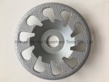 Spiral Vacuum Brazing Diamond Cup Wheel for Concrete Grinding