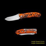 Folding Knife with with Camouflage with Pocket Clip (#3689)