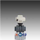 DIN ISO ASTM Standard Electric Actuated PVC True Union Ball Valve