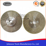 105-300mm Double Sides Triangle Dots Electroplated Diamond Saw Blades for Marble and Granite Cutting