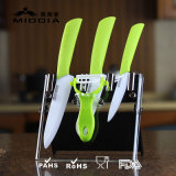 5PCS Ceramic Houseware/Kitchen Knife Set with Holder for Gift Set