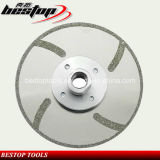 Free Chipping Marble Electroplated Diamond Cutting Tools with Flange