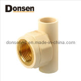 CPVC Female Threaded Tee for Water Supply (ASTM D2846)