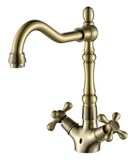 Europe Hot Sale Antique Two Handle Swive Kitchen Faucet