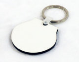High Grade MDF with Clip and Hoop Sublimation MDF Keychains