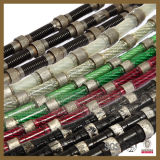 Diamond Wire Saw for Quarry Profiling Block Cutting Rubber Coat Spring Fixing Plastic Fixing Sunny Professional a Quality