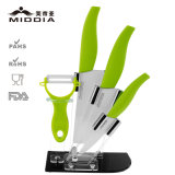 5PCS Zirconia Ceramic Knife Set with Foldable Stand