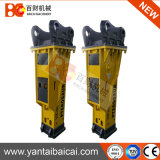 Sany Sy200 Excavator Use Soosan Hydraulic Breaker Rock Hammer with Chisel