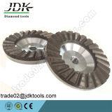 Diamond Aluminum Body Ripple Cup Wheel for Granite Grinding
