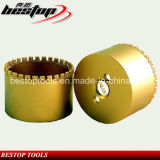Crown Teeth Vacuum Brazed Drill Bits for Ductile Cast Iron