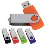 Promotional Metal Swivel USB Flash Drive with Customized Logo