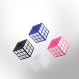 Portable Mini Magic Cube Upcoming LED Speaker with Colorful LED Light