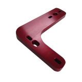 Red Surface Metal Part CNC Machining Component Auto Brass Hardware