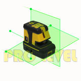 Cross Line and Five Points Laser Level Hand Tool (G25)