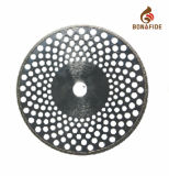 Electroplated Diamond Saw Blade with Cooling Holes