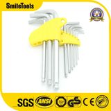 Hand Tools 9PCS Long Arm Ball Point Hex Key Allen Wrench