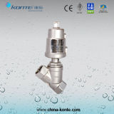 Ss304 Ss316 Stainless Steel Pneumatic Angle Piston Valve for Hot Sales