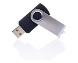 Metal Plastic Swivel USB Flash Drive Pen Drive