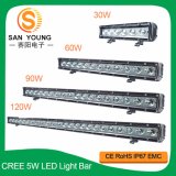 CREE Single Row LED Light Bar 120W Underneather Bracket