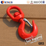 S322 Drop Forged Chain Swivel Hook with Latches