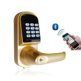 Zinc Alloy Smart Home Bluetooth Smart Door Lock with Password (UL-300BL)