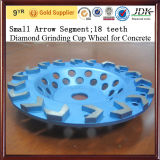 Small Arrow Diamond Segment Diamond Grinding Cup Wheel for Concrete