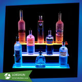 OEM Plexigalss Wine Rack LED Display, 3 Tiers Acrylic Liquor Wine Bottle Display
