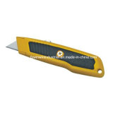 blade Retractable Safety Knife with Aluninum Alloy Handle