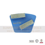 Bar Segment Diamond Trapezoid Grinding Plate for Concrete Stone