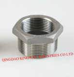 Stainless Steel Bushing, Threaded, Reduced, Hexagon