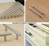 Brushed Nickel Kitchen Stainless Steel Solid T Bar Pull Cupboard Handles